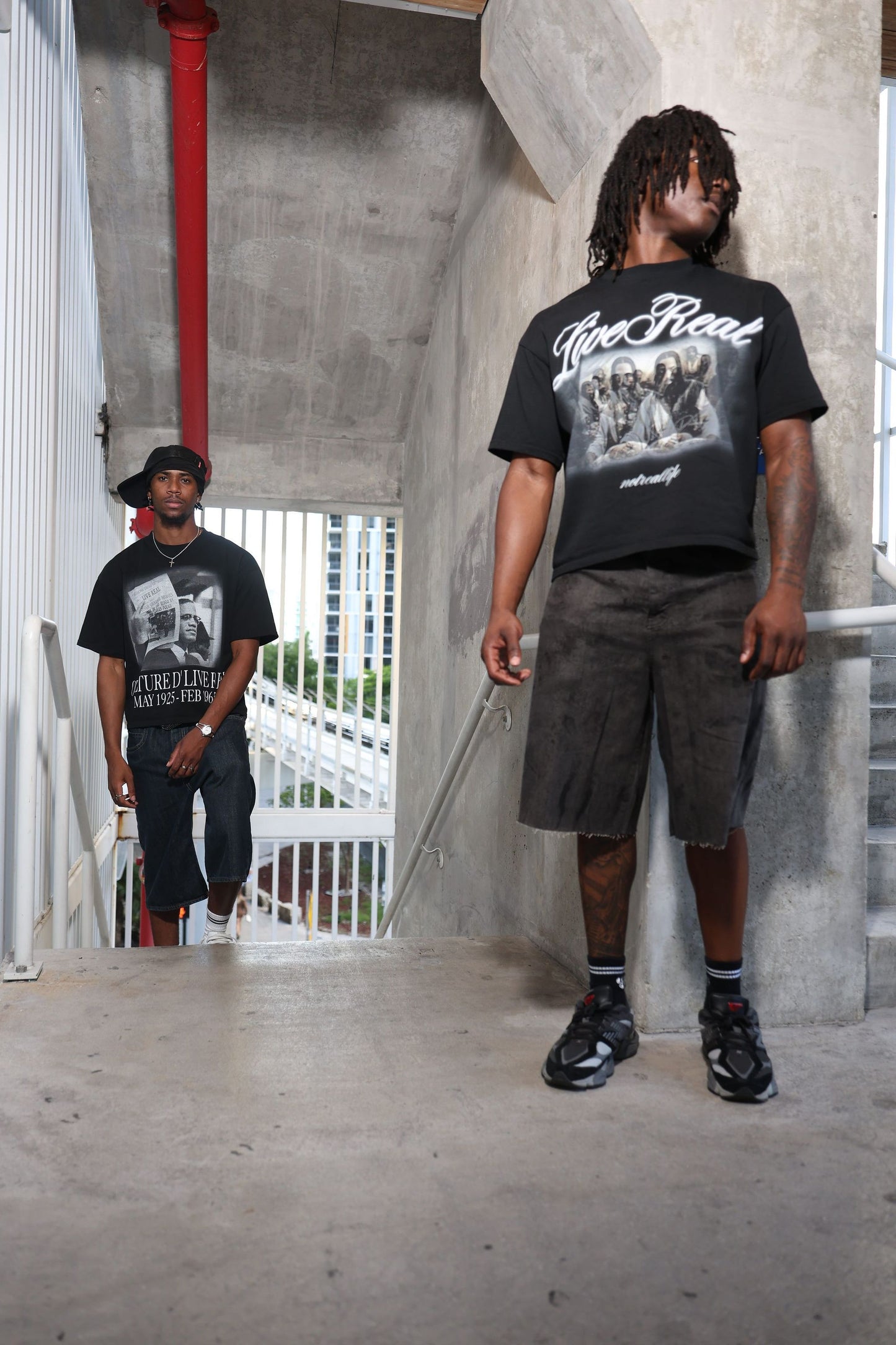Malcolm X Tee [Black]