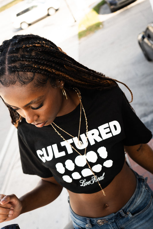 CULTURED Tee Cropped [Black]