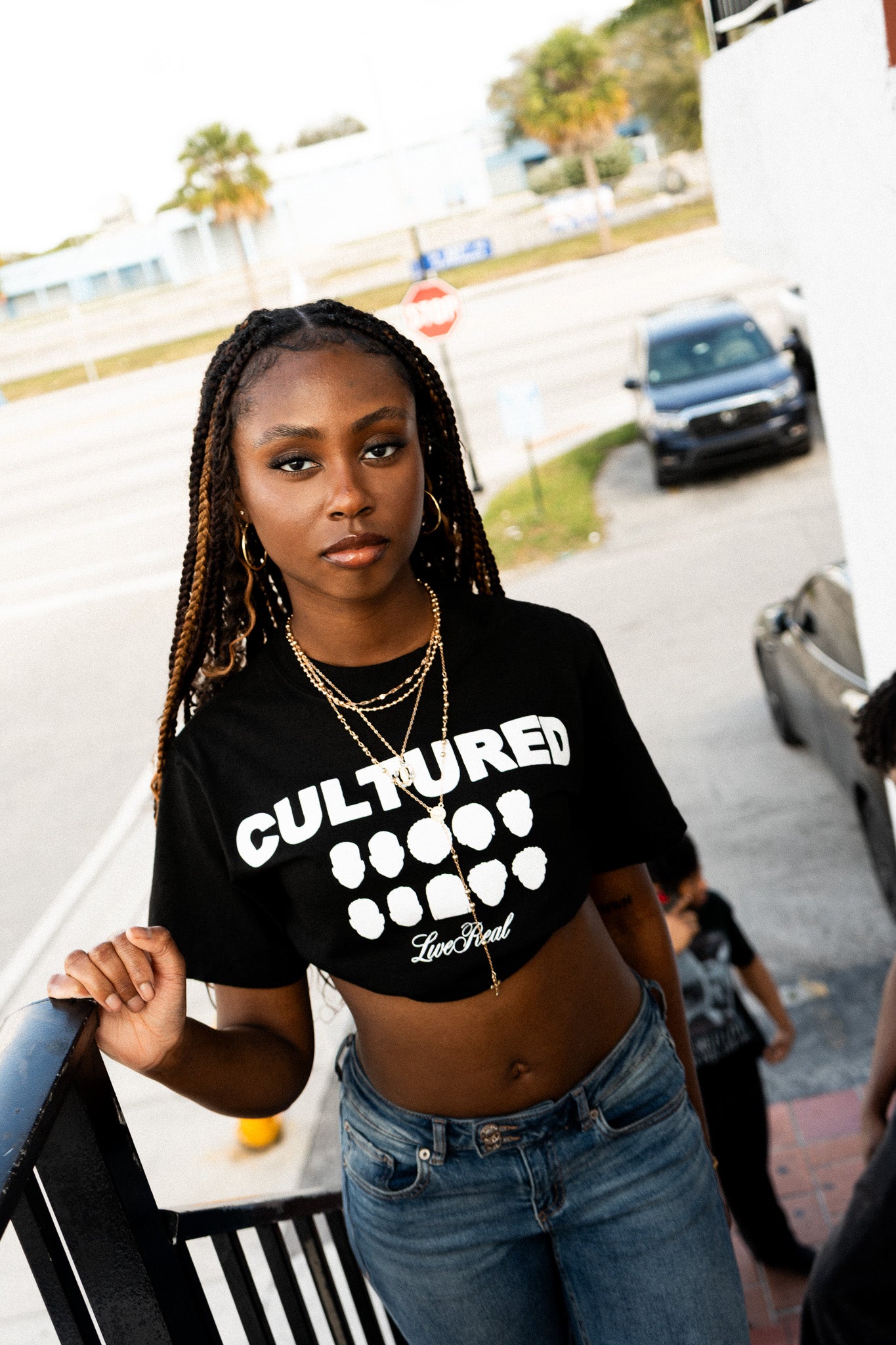 CULTURED Tee Cropped [Black]