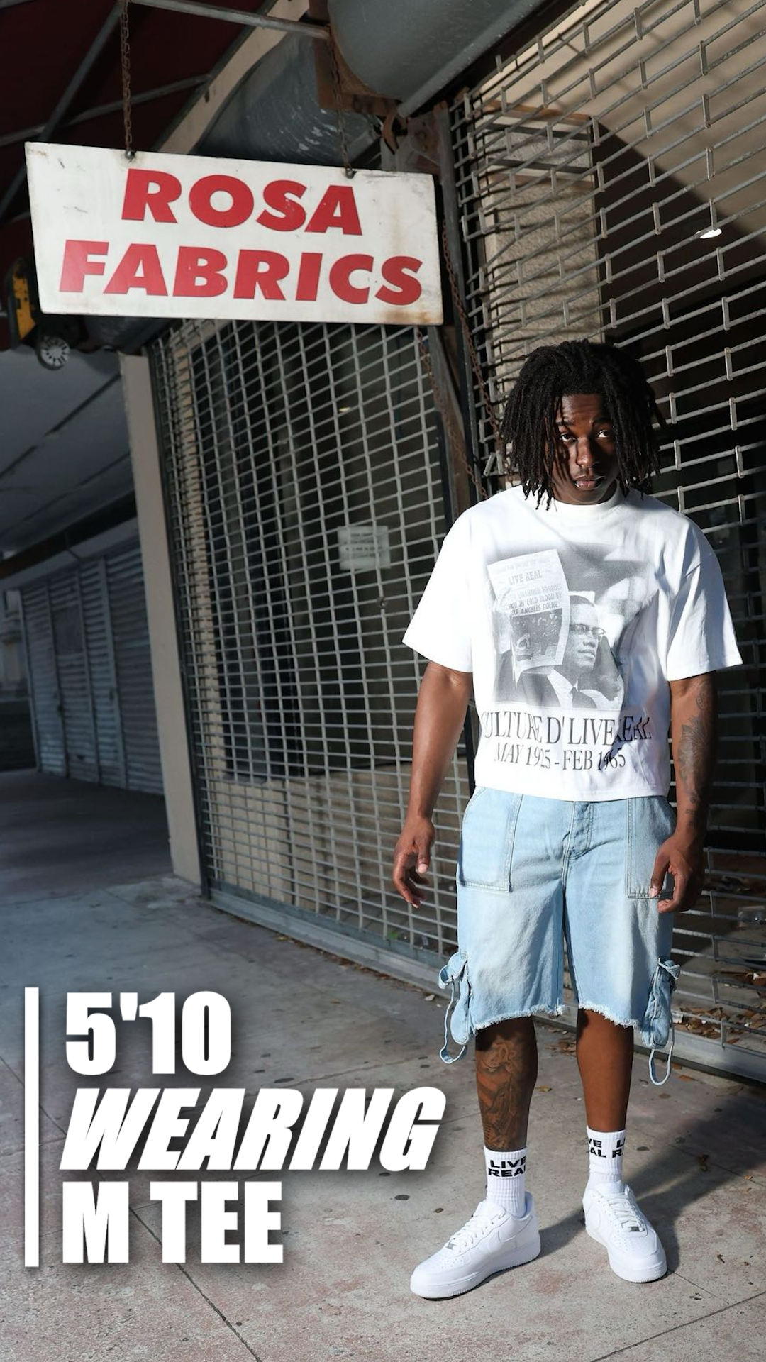 Culture D'LiveReal Tee [White]