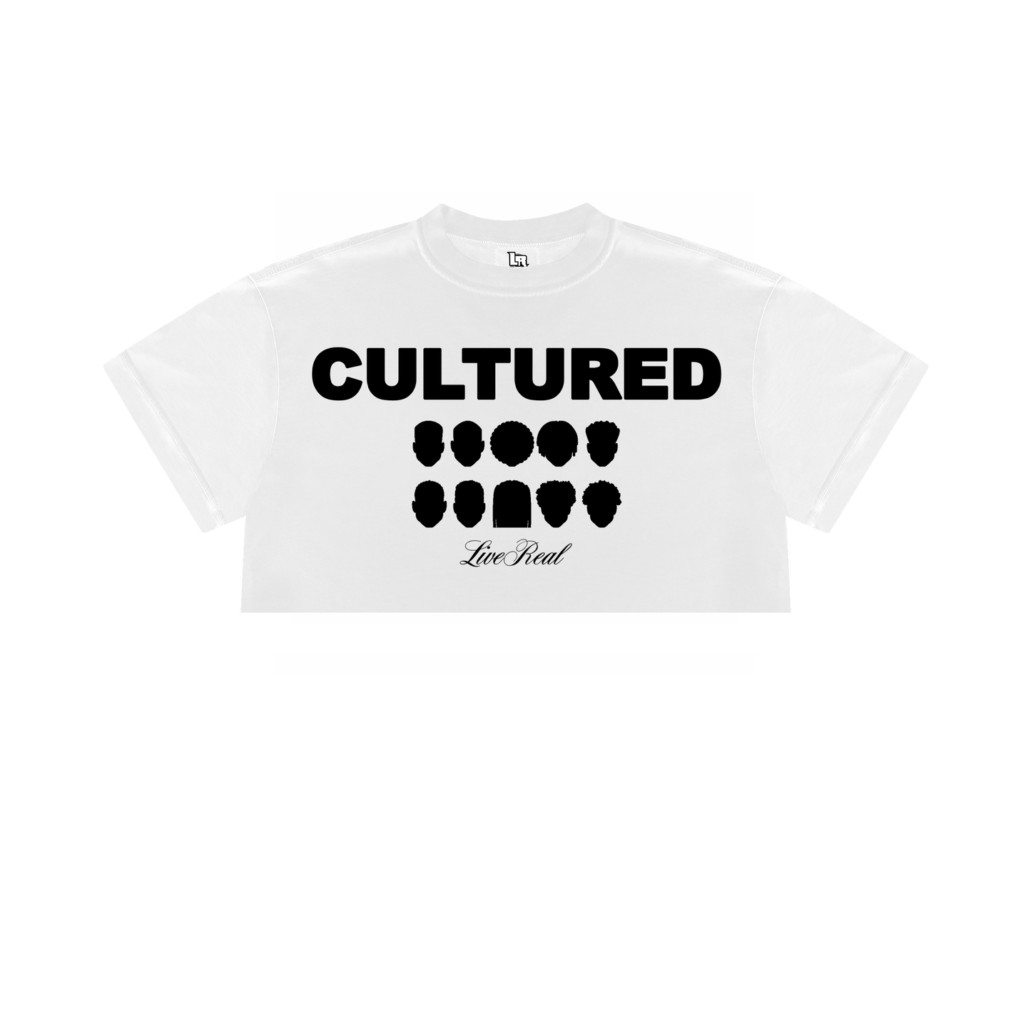 CULTURED Tee Cropped [White]