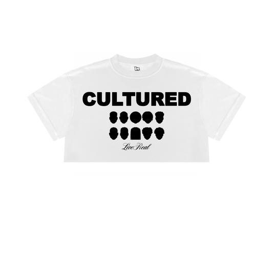 CULTURED Tee Cropped [White]