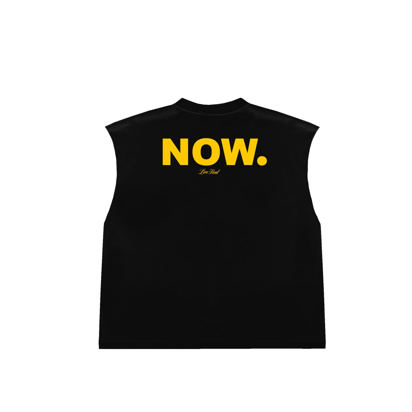 Sleeveless Believe It Tee [Black]