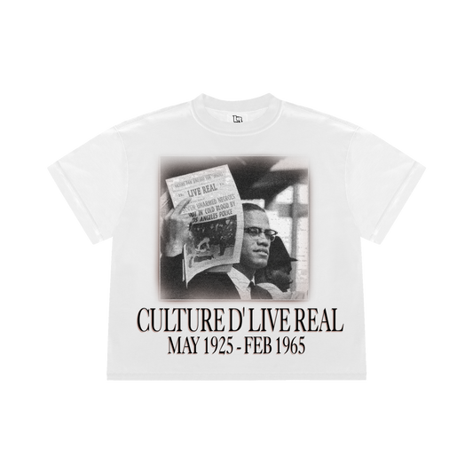 Malcolm X Tee [White]