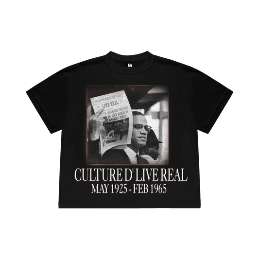 Malcolm X Tee [Black]